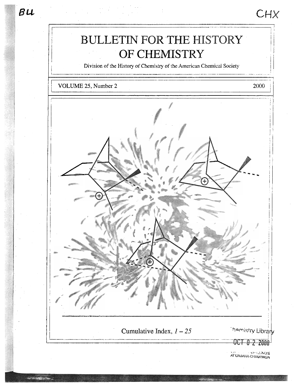BULLETIN FOR'the HISTORY of CHEMISTRY Division of the History of Chemistry of the American Chemical Society