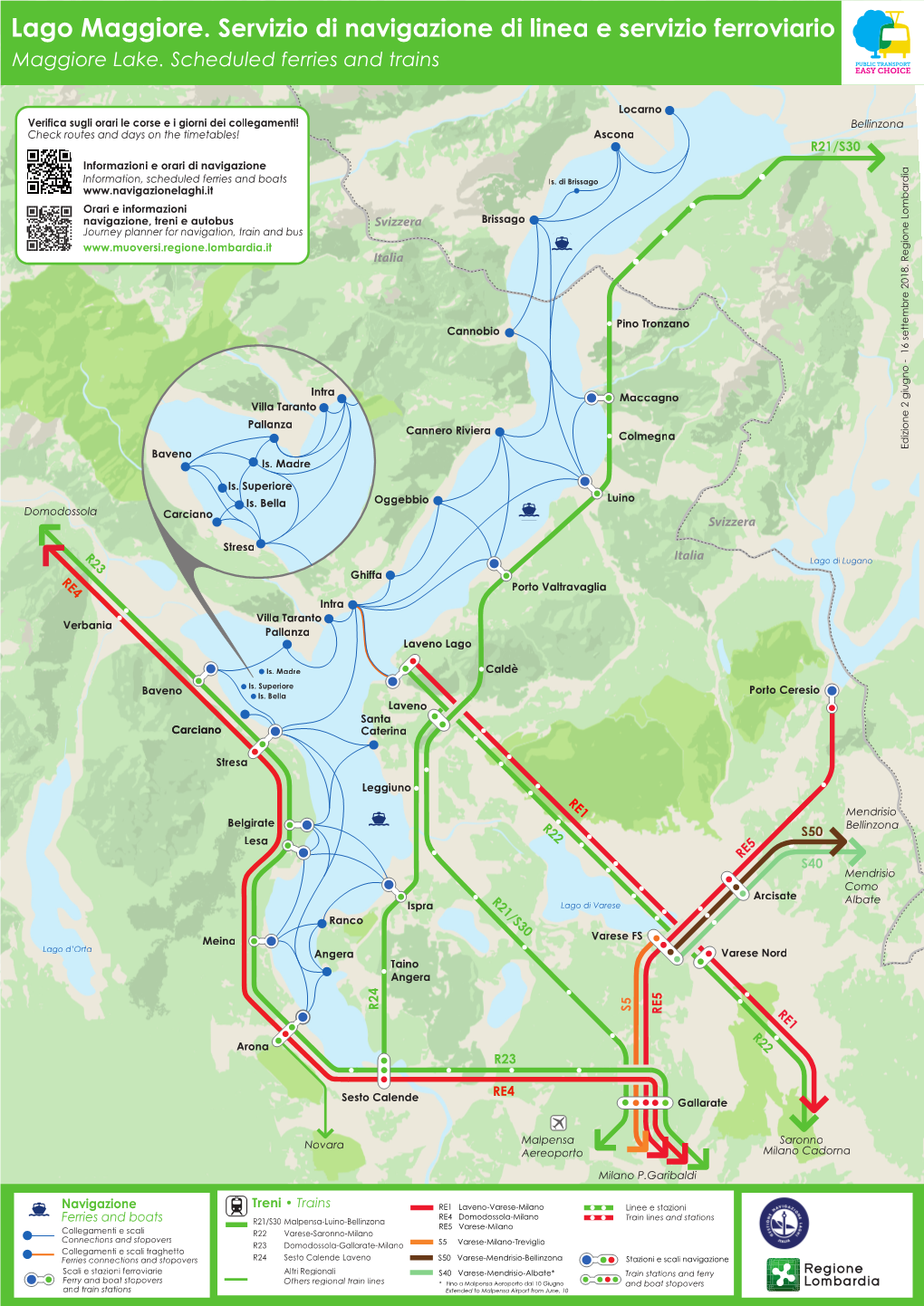 Mappa Lago Maggiore