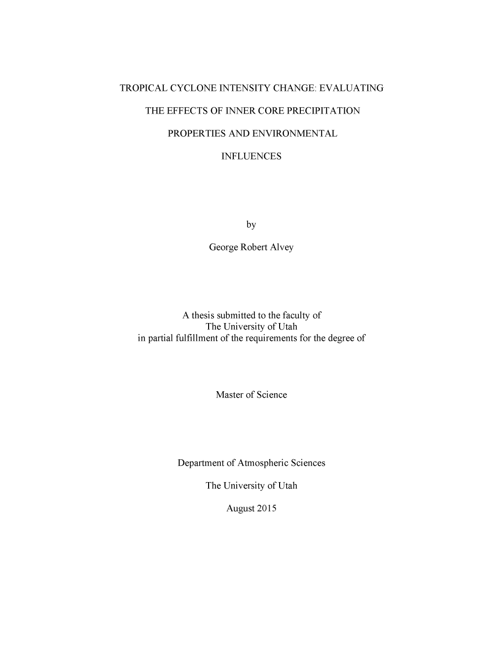 Tropical Cyclone Intensity Change: Evaluating