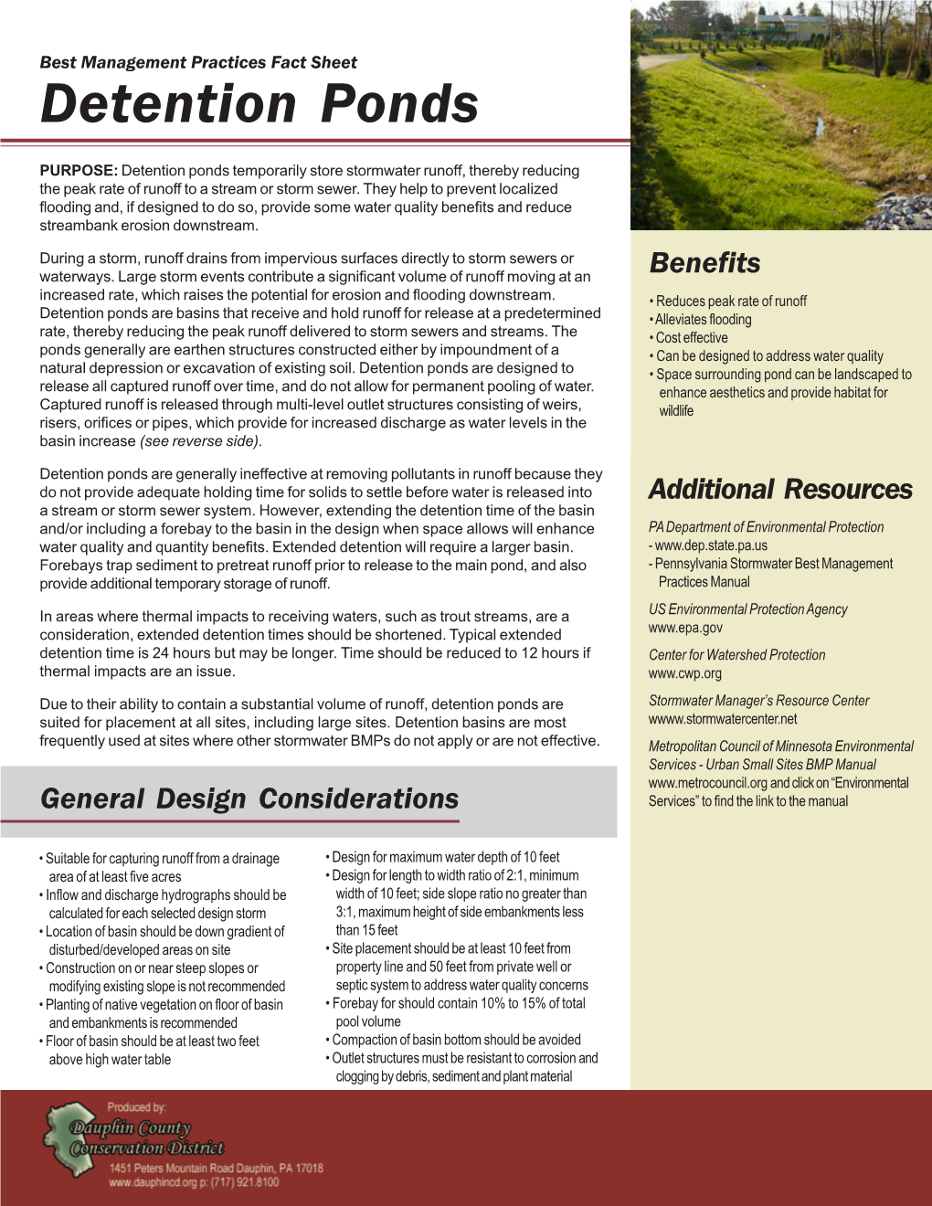 Detention Basin Fact Sheet.Pmd