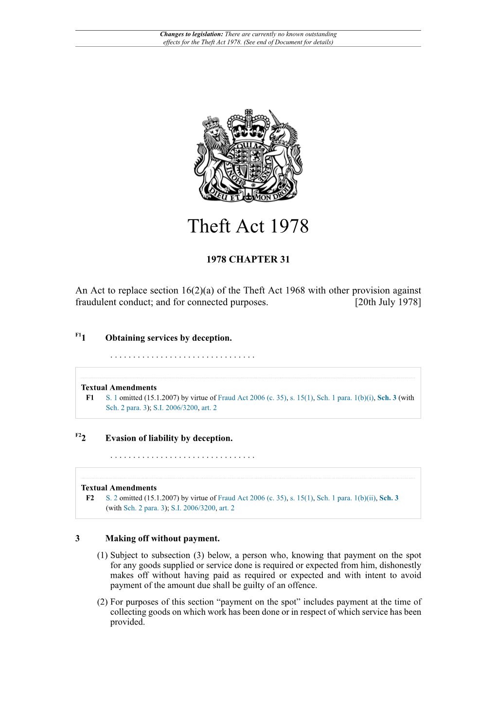 Theft Act 1978