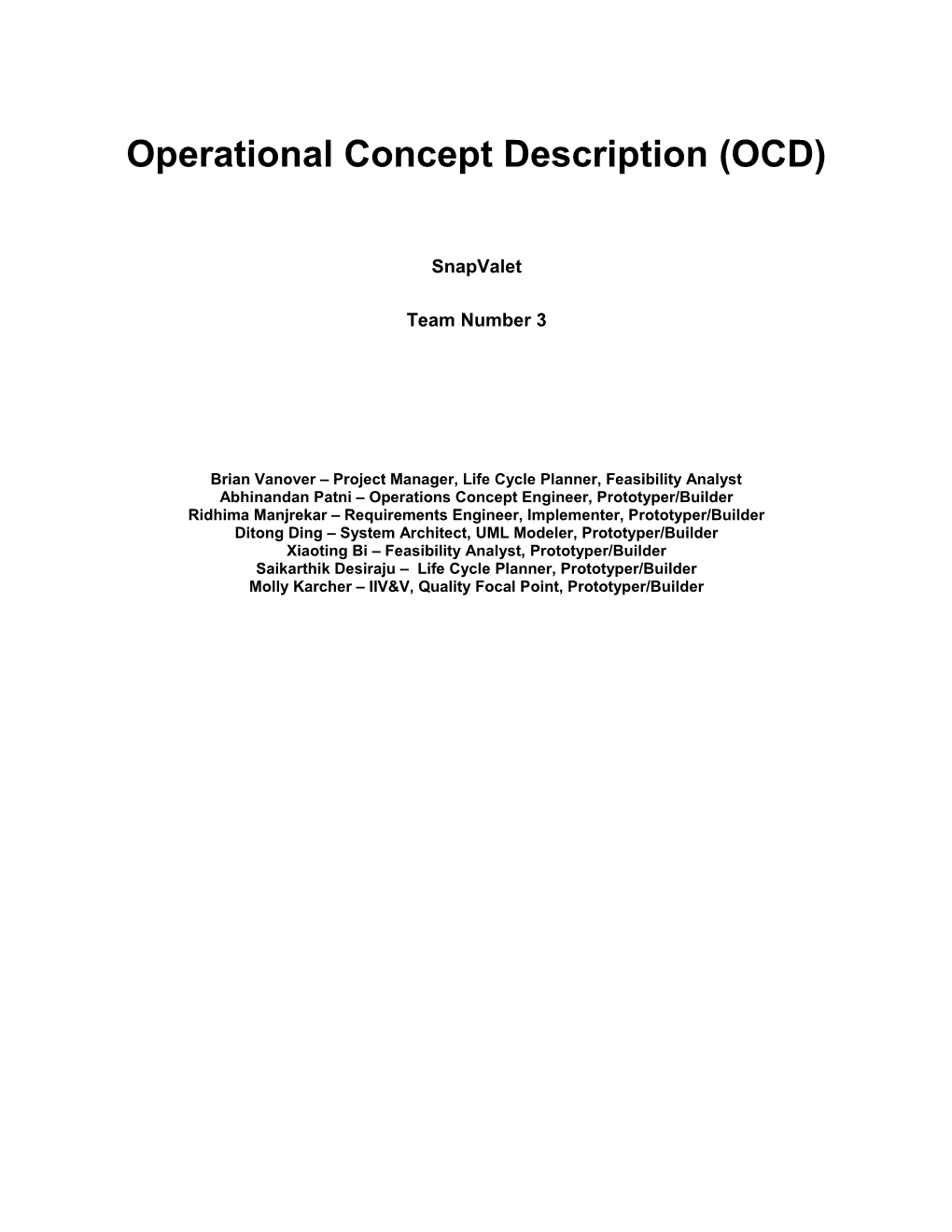 Operational Concept Description (OCD) s1