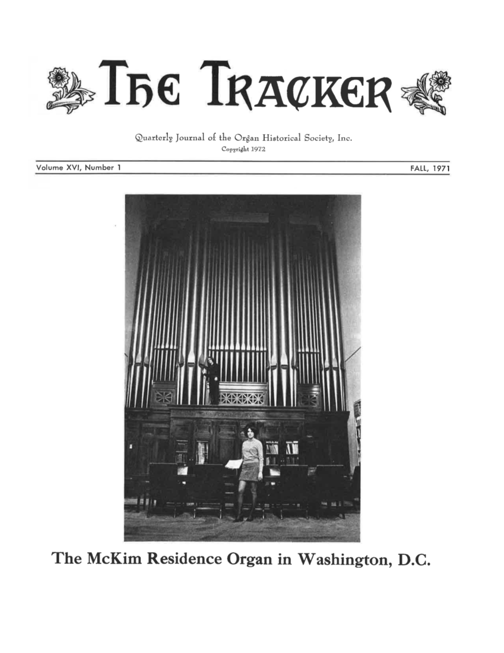 THE TRACKER Vol 16 No 1 Fall 1971