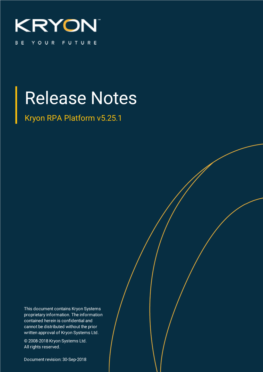Release Notes Kryon RPA Platform V5.25.1