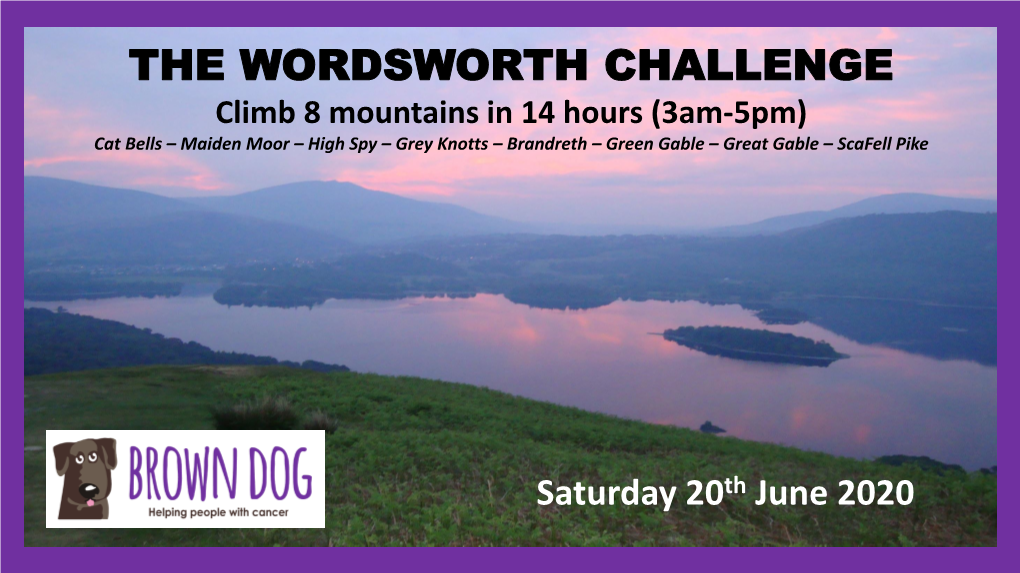 The Wordsworth Challenge