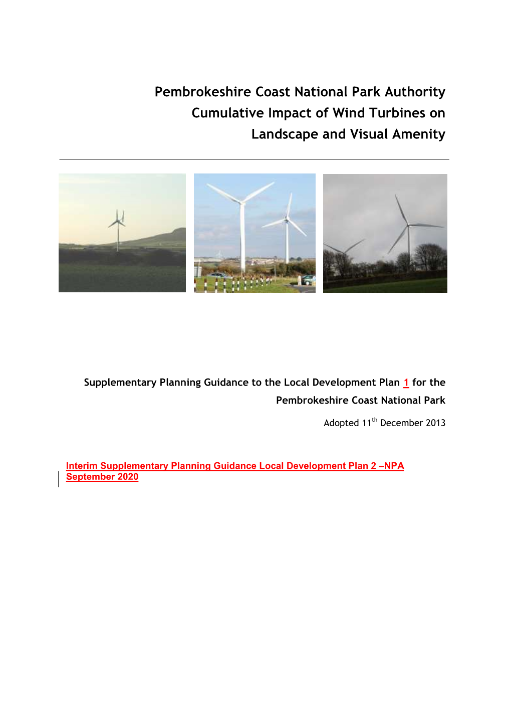 Blackdown Hills Wind Turbine Capacity Study