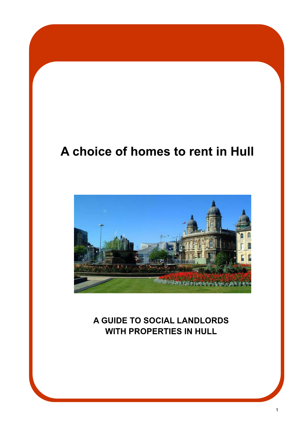 Social Housing Providers in Hull