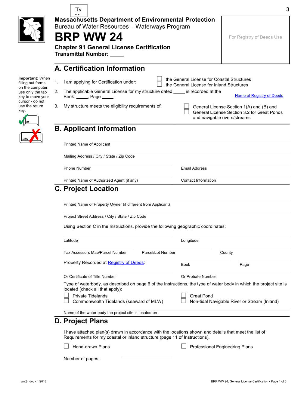 Massachusetts Department of Environmental Protection s10