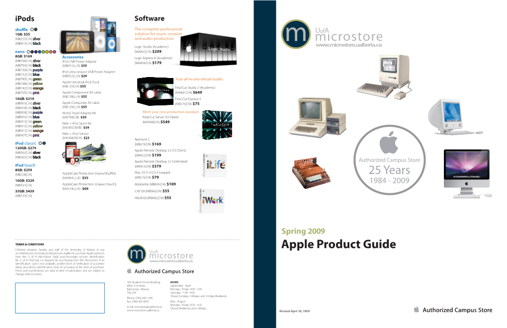 Apple Product Guide 25 Years