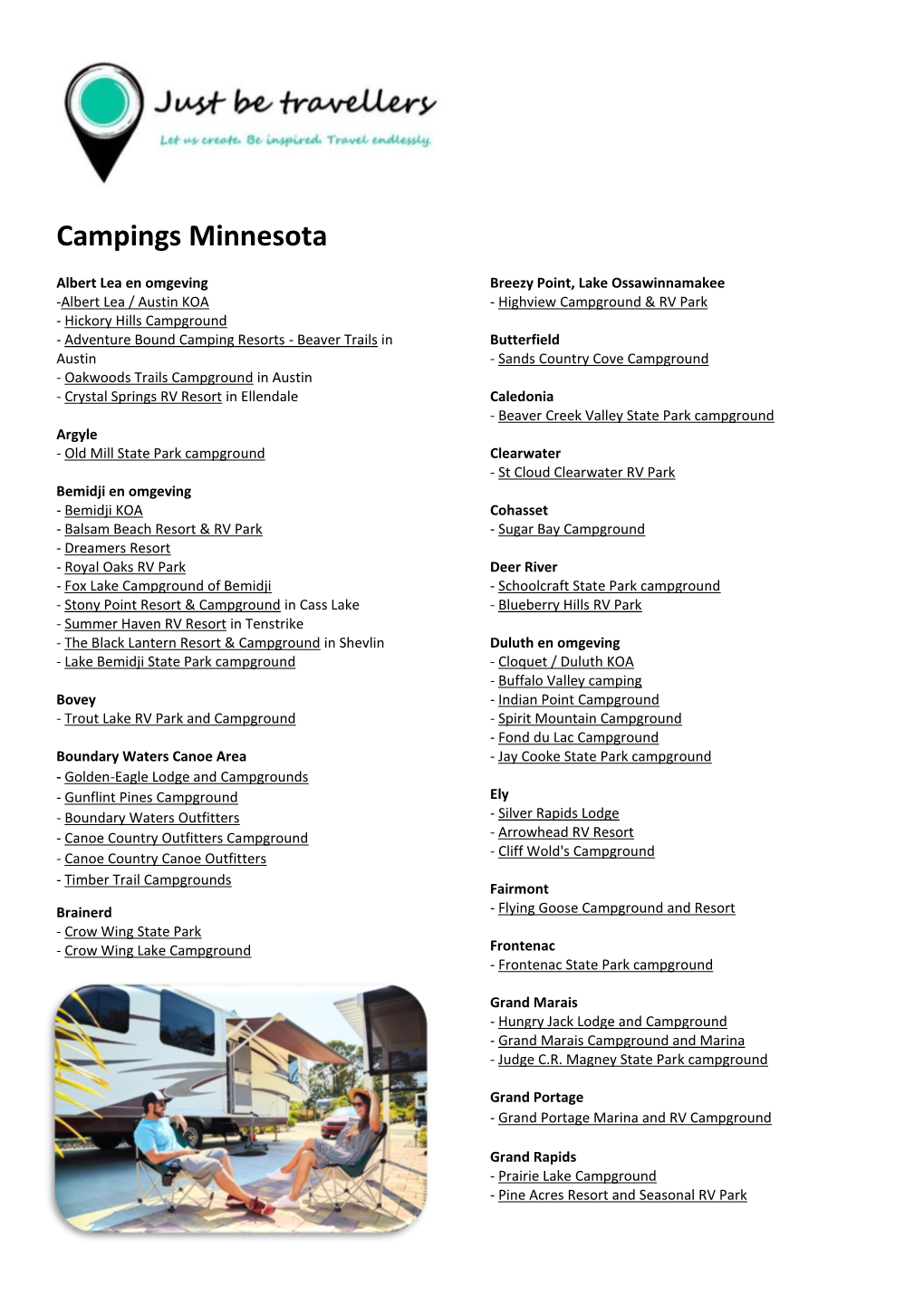 Campings Minnesota