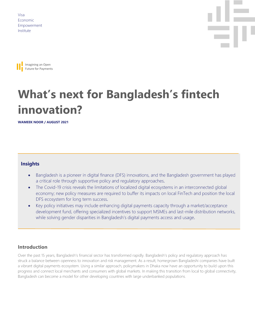 What's Next for Bangladesh's Fintech Innovation?