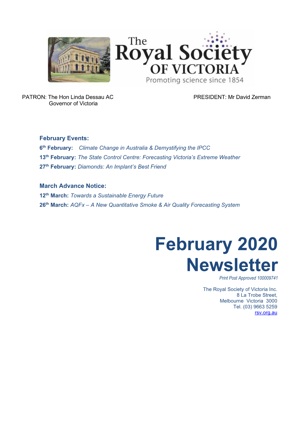 February 2020 Newsletter Print Post Approved 100009741