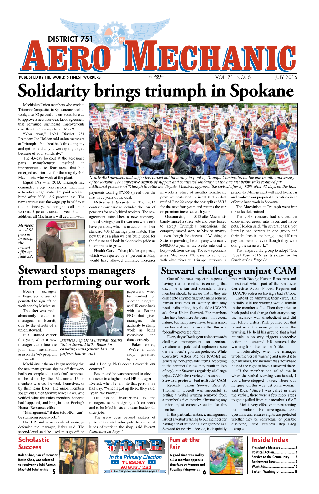 Solidarity Brings Triumph in Spokane