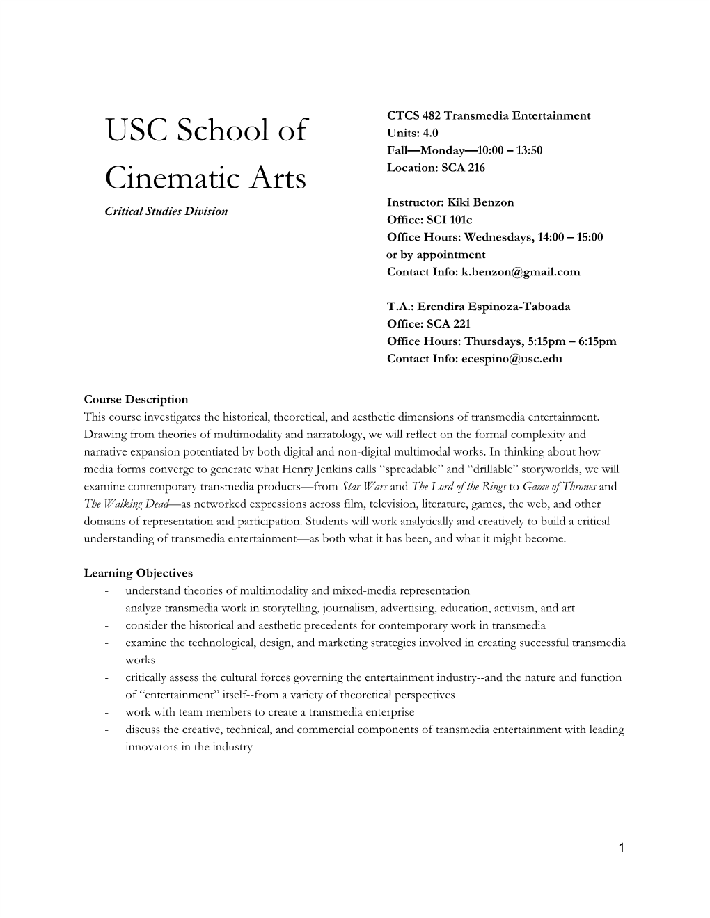 CTCS 482 Syllabus