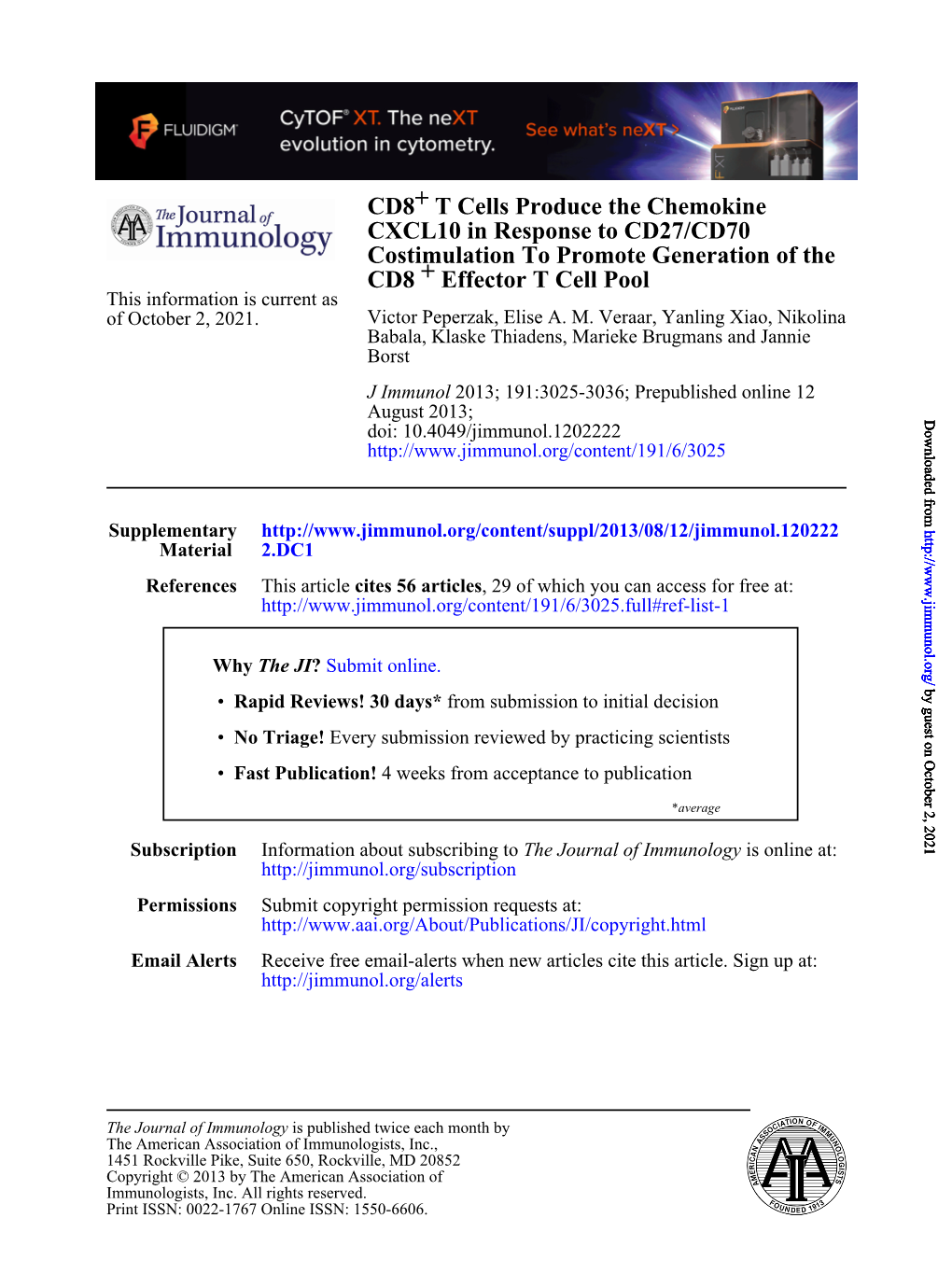 Effector T Cell Pool + CD8 Costimulation to Promote