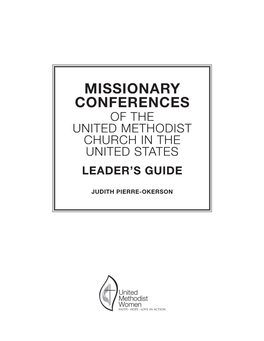 Missionary Conferences Leader's Guide