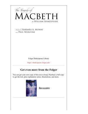 Macbeth, Set Primarily in Scotland, Mixes Witchcraft, Prophecy, and Murder