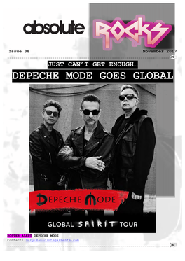 Depeche Mode Goes Global
