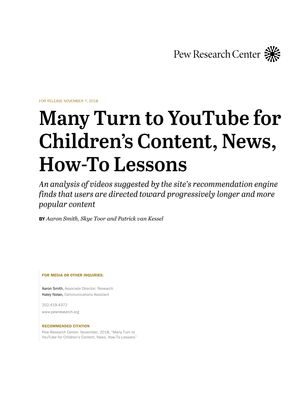 Children's Content