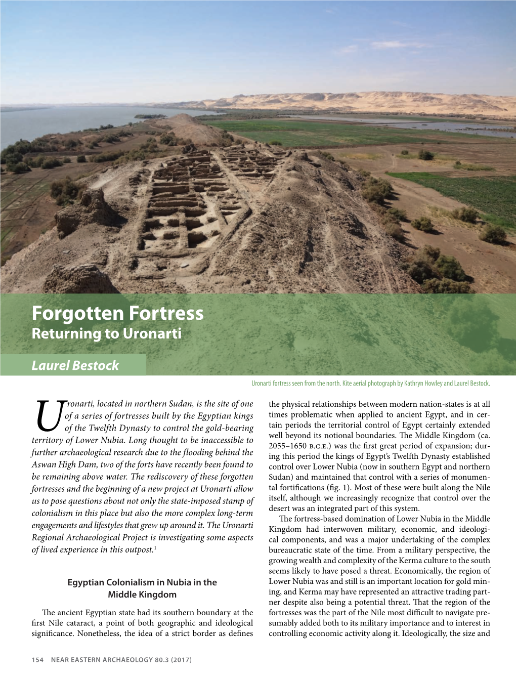 Forgotten Fortress Returning to Uronarti