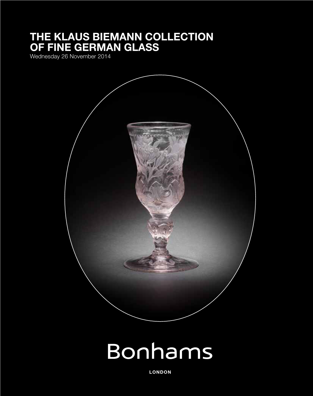 The Klaus Biemann Collection of Fine German Glass Wednesday 26 November 2014