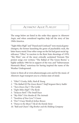 Altamont Augie Playlist