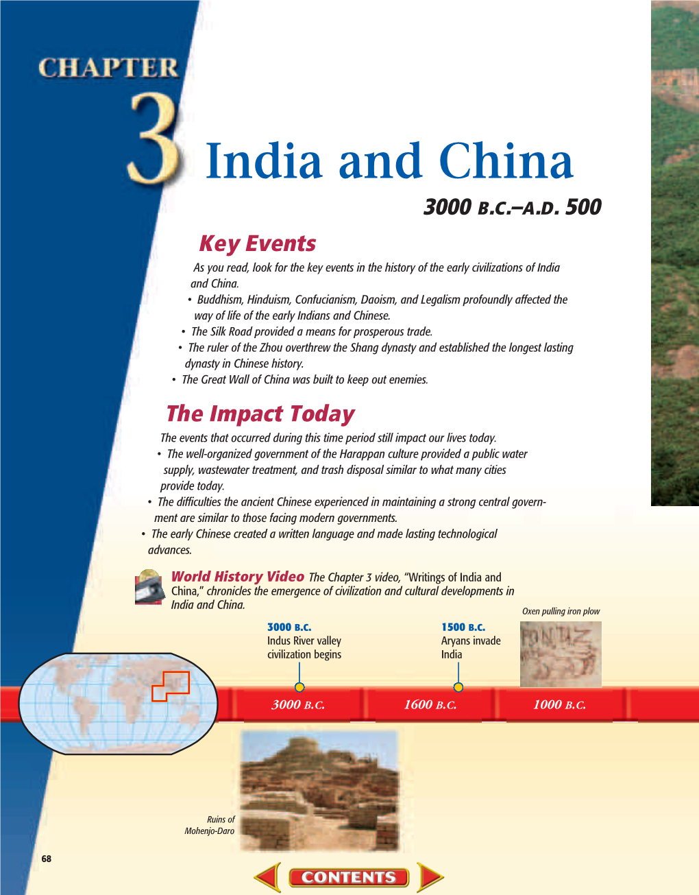 India and China, 3000 BC-AD