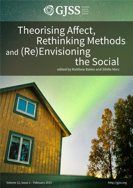 Theorising Affect, Rethinking Methods (Re)Envisioning the Social