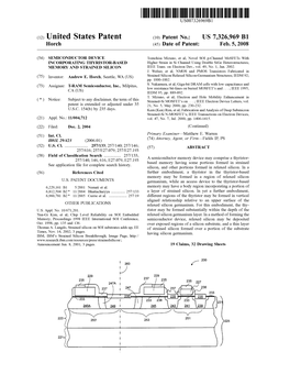 (12) United States Patent (10) Patent N0.: US 7,326,969 B1 Horch (45) Date of Patent: Feb