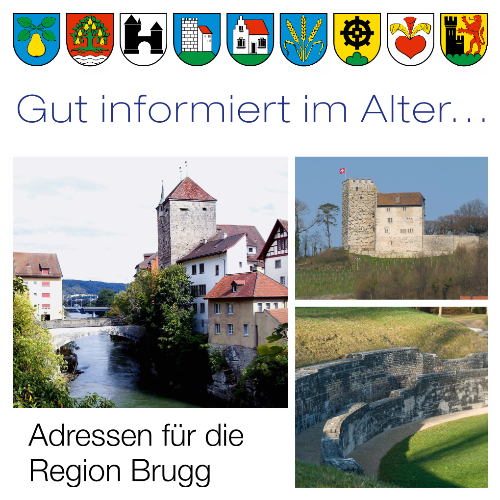 Gut Informiert Im Alter... FEUERWEHR 118 POLIZEI-NOTRUF 117 APOTHEKEN-NOTFALLDIENST DER REGION BRUGG 056 450 30 30 APOTHEKE SÜSSBACH AG (24 STD