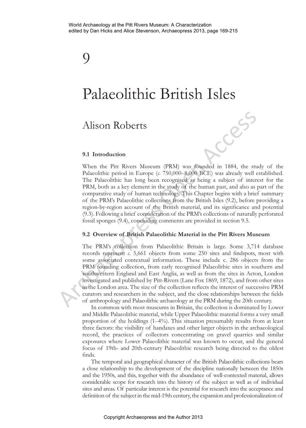 Palaeolithic British Isles