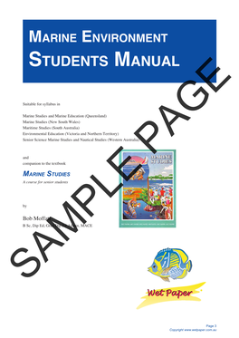 Students Manual
