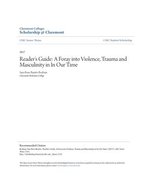 A Foray Into Violence, Trauma and Masculinity in in Our Time Sara-Rose Beatriz Bockian Claremont Mckenna College