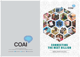 COAI AGM 2015-16 Cover