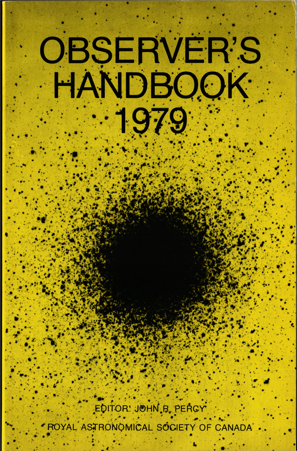 Observer's Handbook 1979