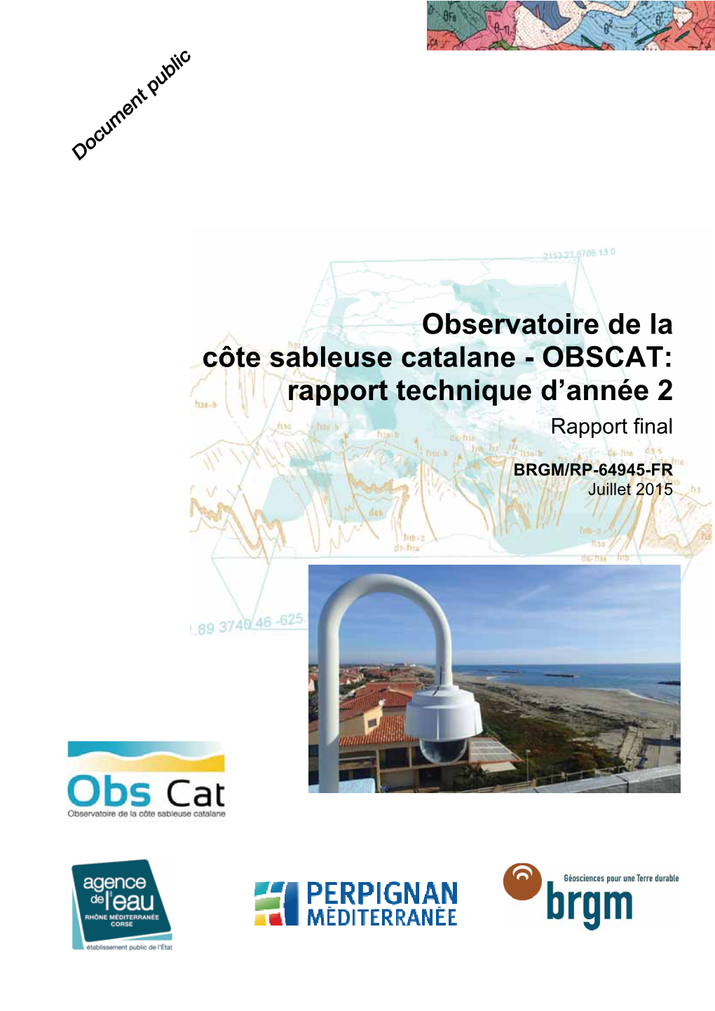 Observatoire De La Côte Sableuse Catalane - OBSCAT: Rapport Technique D’Année 2 Rapport Final