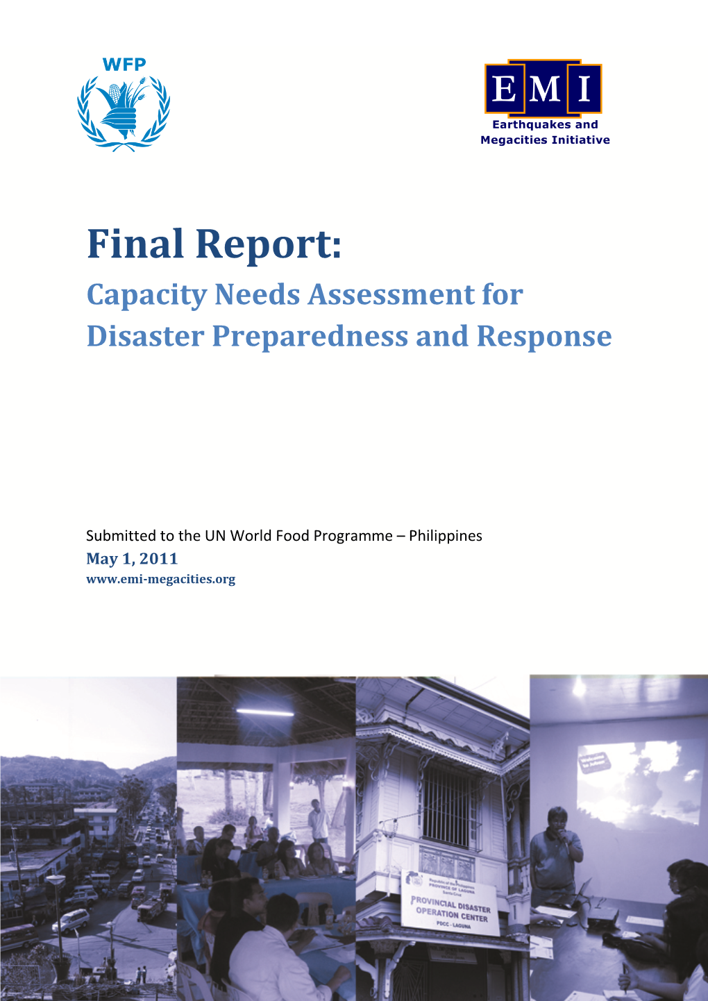 Final Report: Capacity Needs Assessment for Disaster Preparedness and Response