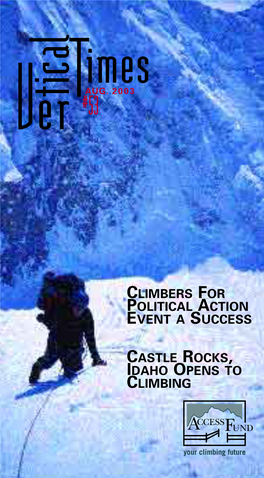 Climbers for Political Action Event a Success Castle