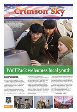 Wolf Pack Welcomes Local Youth