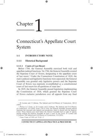 Chapter 1 Connecticut's Appellate Court System