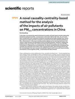 A Novel Causality-Centrality-Based Method for the Analysis of The