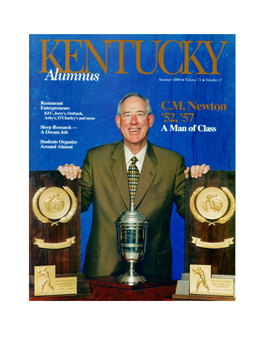 C. M. Newton Retires As Director of Athletics at the University of Kentucky