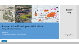 Review of Hotel Development Guidelines Arlington Entertainment District