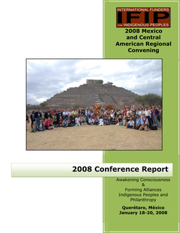 2008 Mexico and Central American Regional Convening