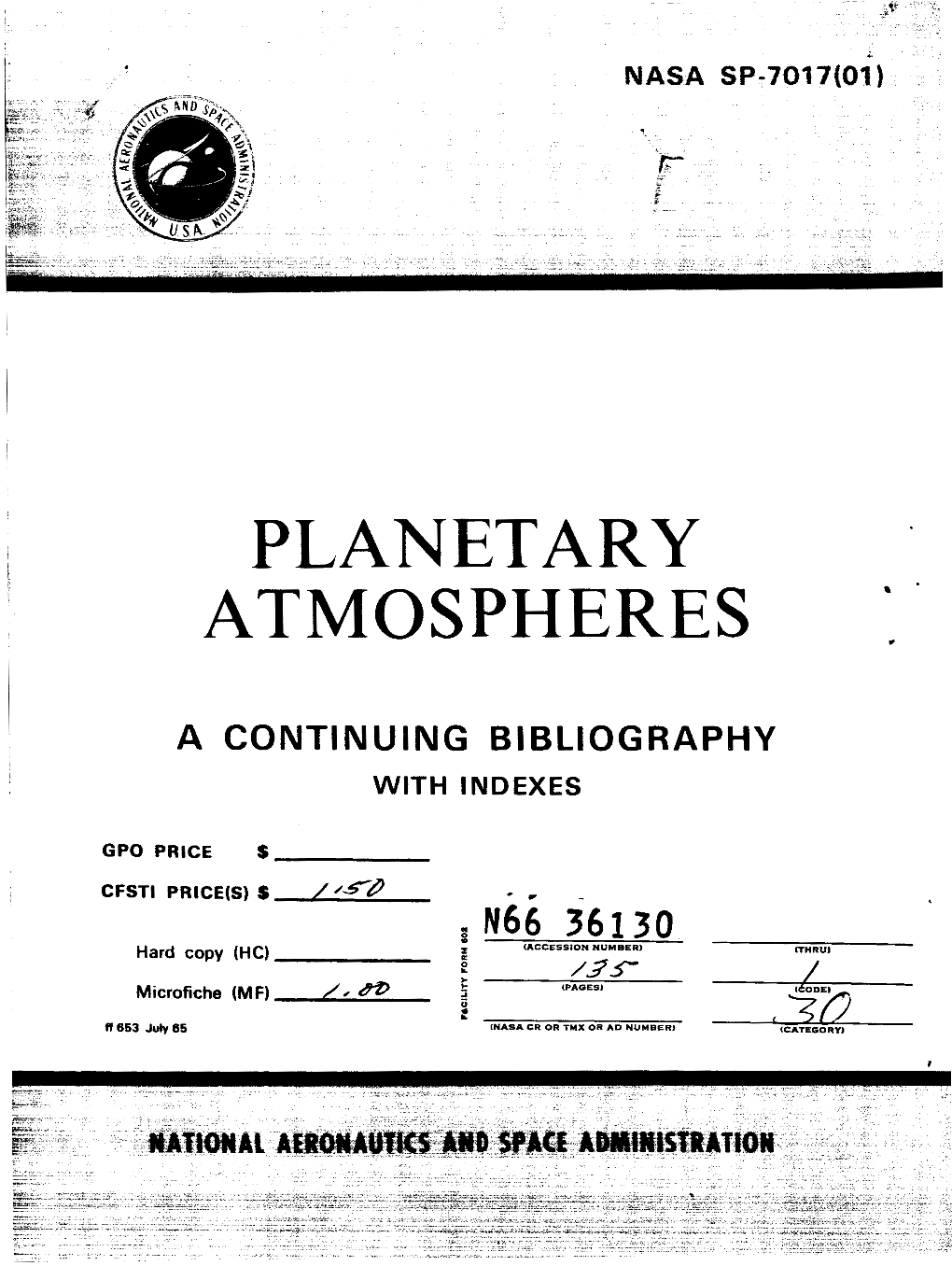 Planetary Atmospheres