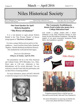 Niles Historical Society
