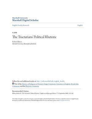The Tractarians' Political Rhetoric
