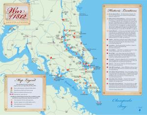 War of 1812 Travel Map & Guide