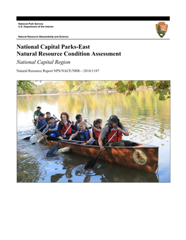 National Capital Parks-East Natural Resource Condition Assessment National Capital Region