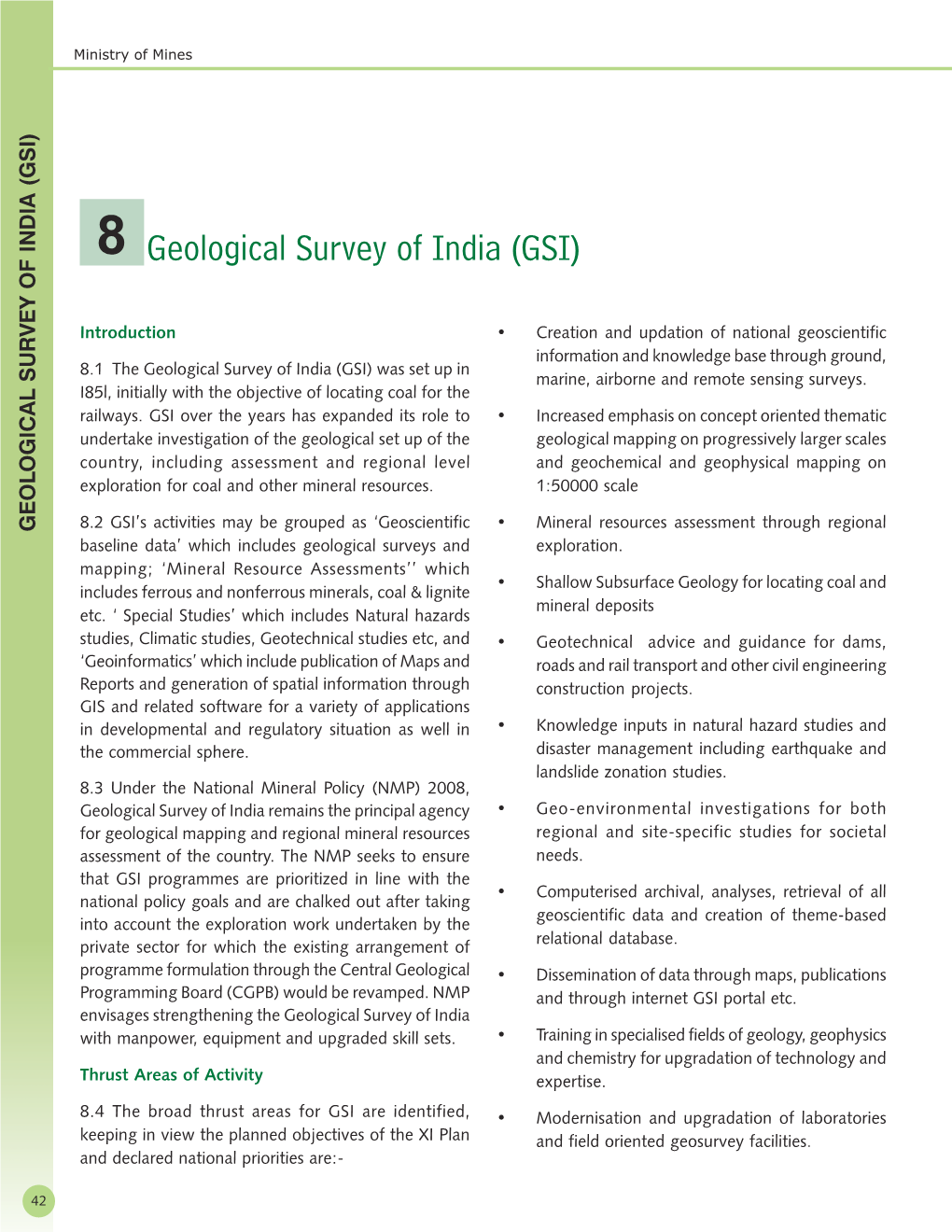 Geological Survey of India (GSI)